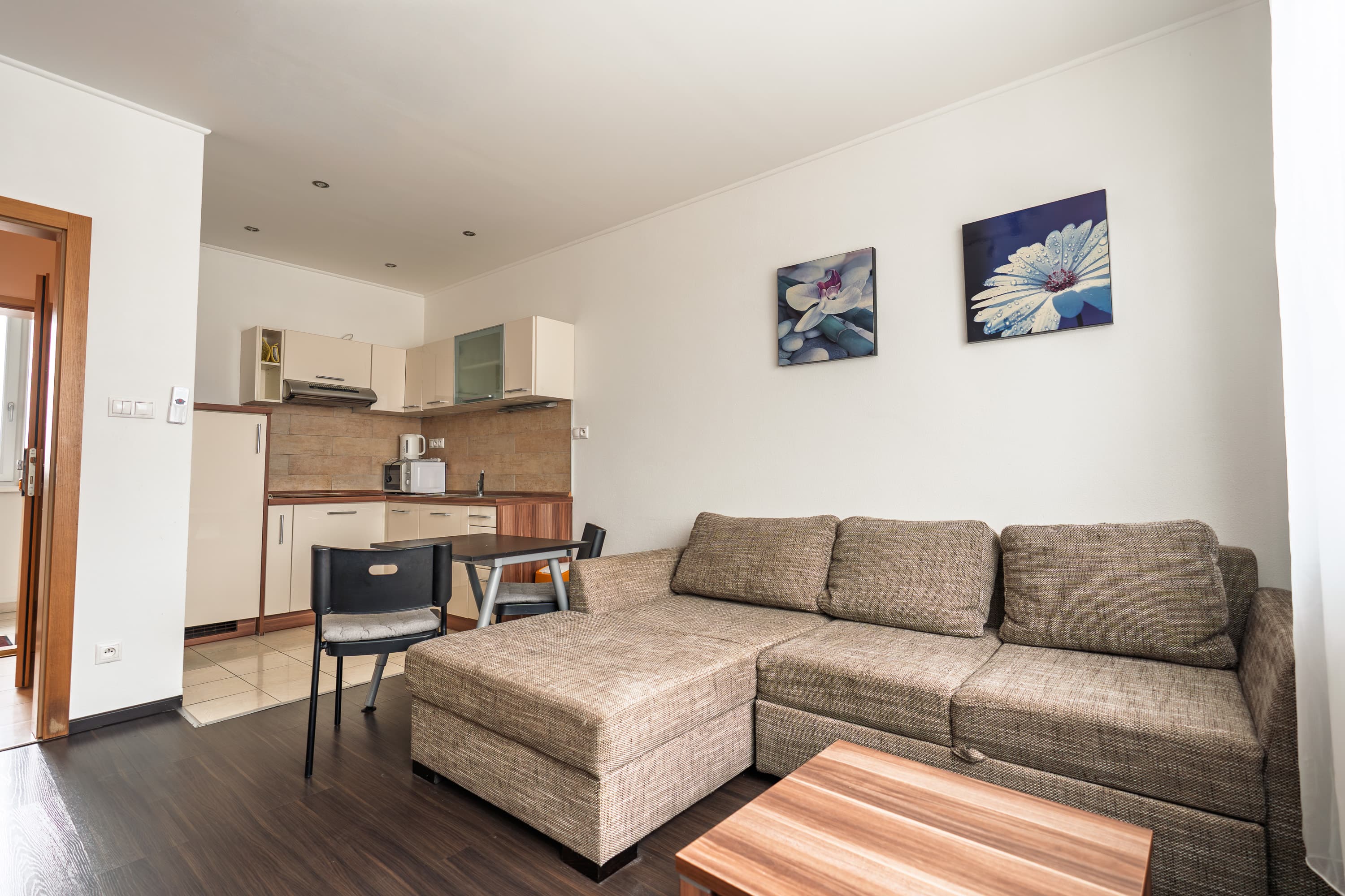 Spálňa v apartmáne Fine